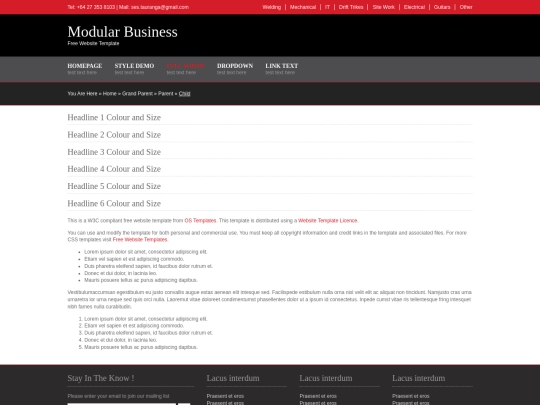 pages/full-width screenshot