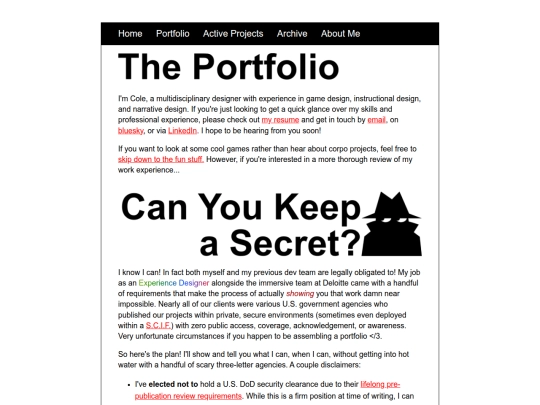 portfolio screenshot