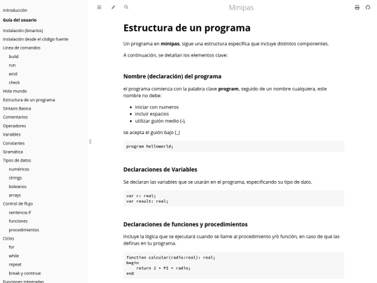 projects/minipas/lang/program_structure screenshot