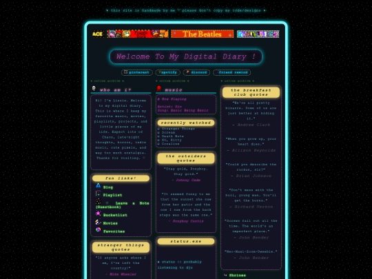 index screenshot