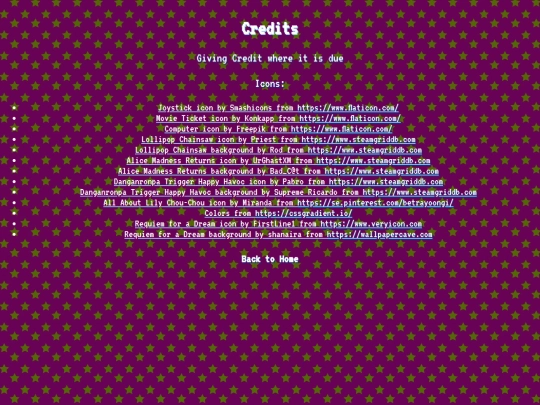 credits screenshot