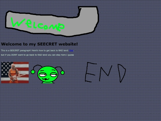 TheSecretWebsite screenshot