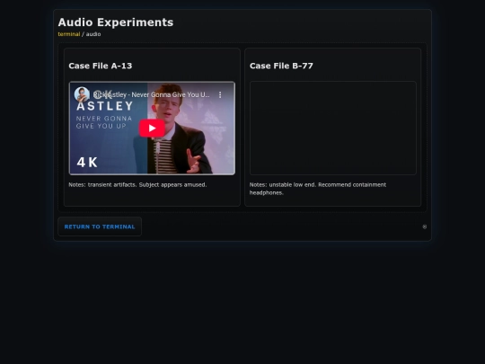 audio screenshot