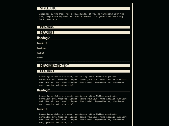 styleguide screenshot