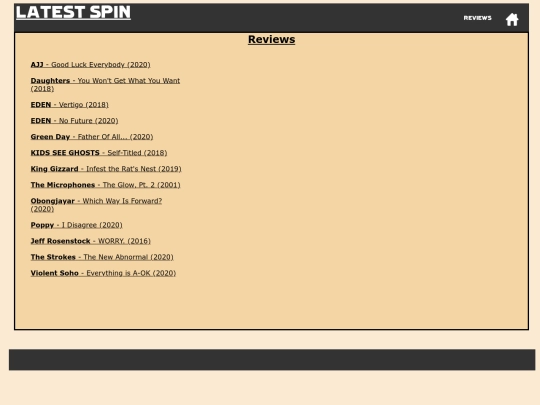 Reviews screenshot