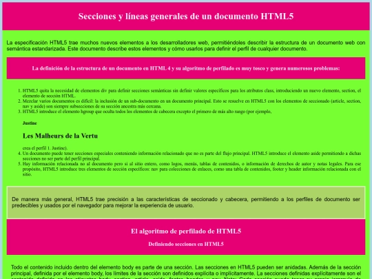Modulo1TareaObligatoria/SeccionesylneasgeneralesdeundocumentoHTML5 screenshot