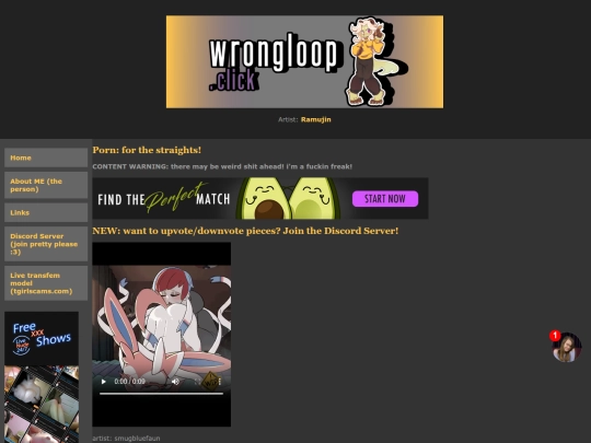 porn/straight screenshot