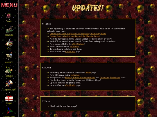 updates screenshot