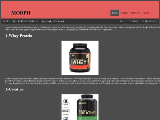 supplement screenshot