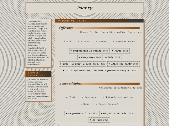 Poems/poems screenshot