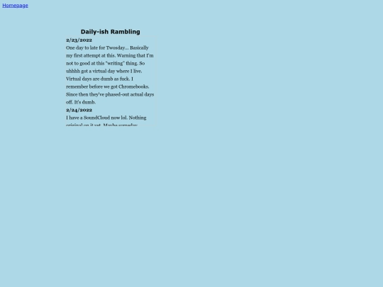 Stuff/Blog/Blog screenshot