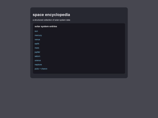 index screenshot