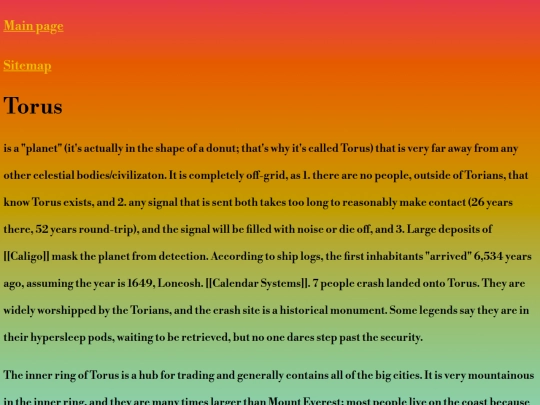 torus screenshot