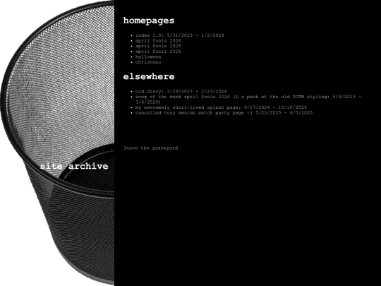 archive screenshot