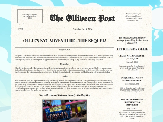 blog screenshot