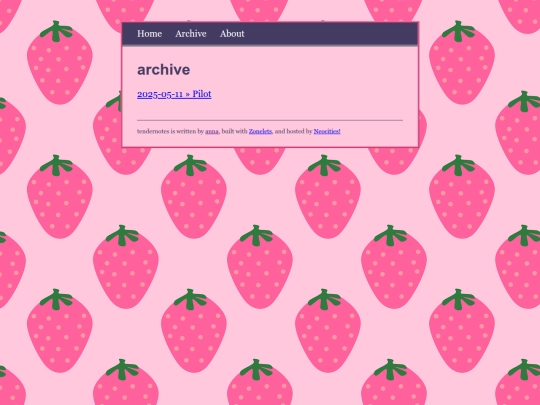 archive screenshot