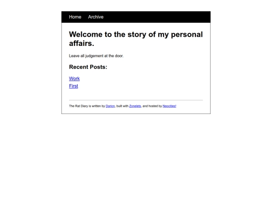 diary screenshot