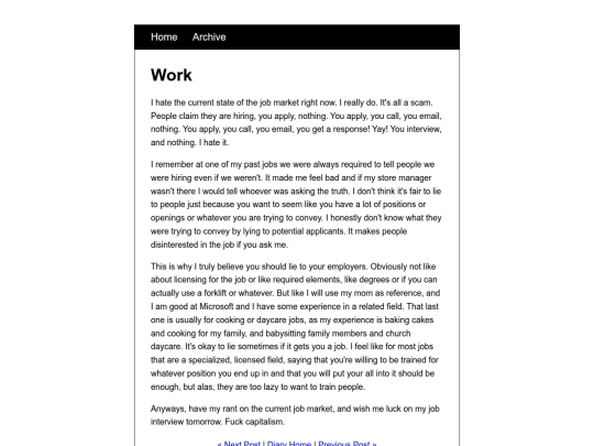 posts/Work screenshot