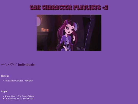 eahplaylists screenshot