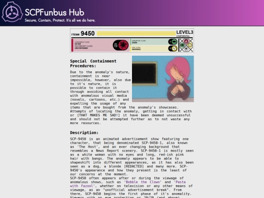 scp-9450 screenshot