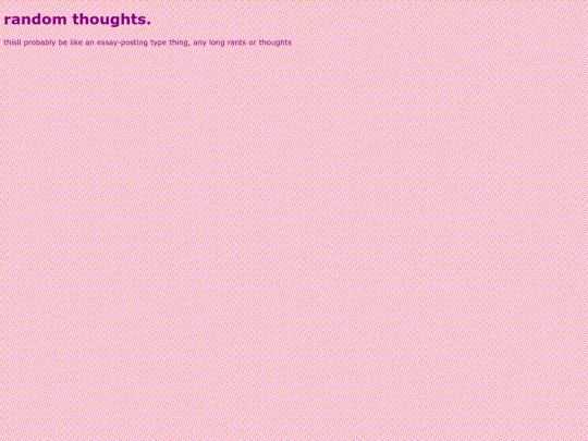 Random-thoughts screenshot