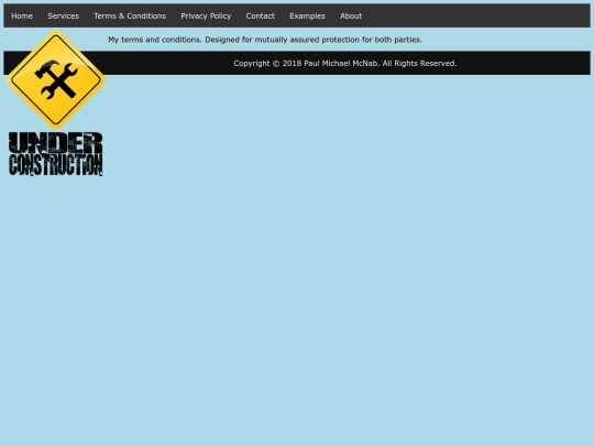 terms screenshot