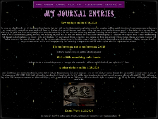 journal screenshot