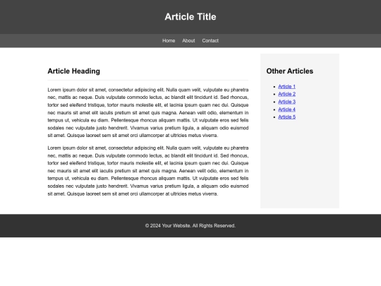 articletemplate screenshot