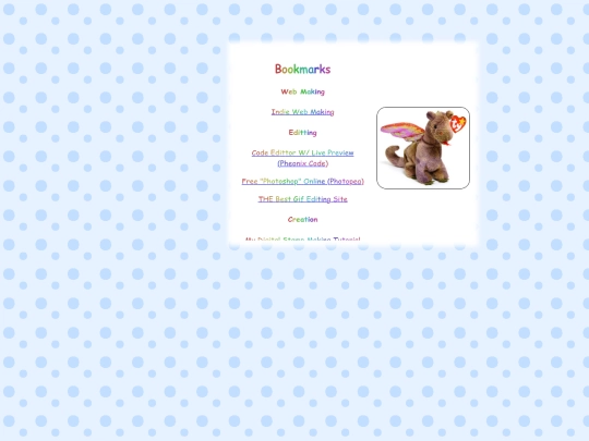 bookmarks screenshot