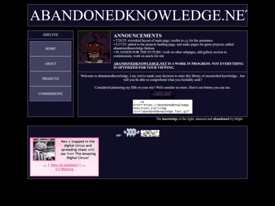 index screenshot