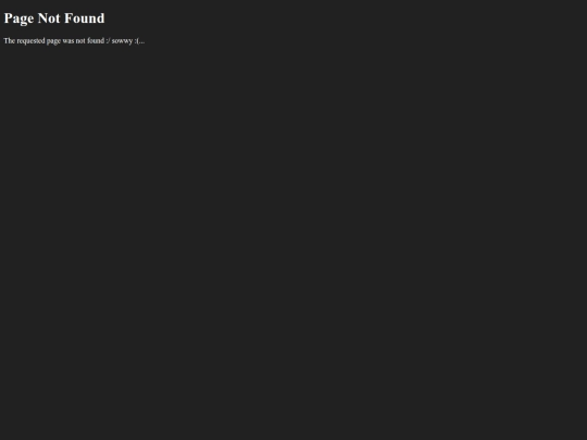 not_found screenshot