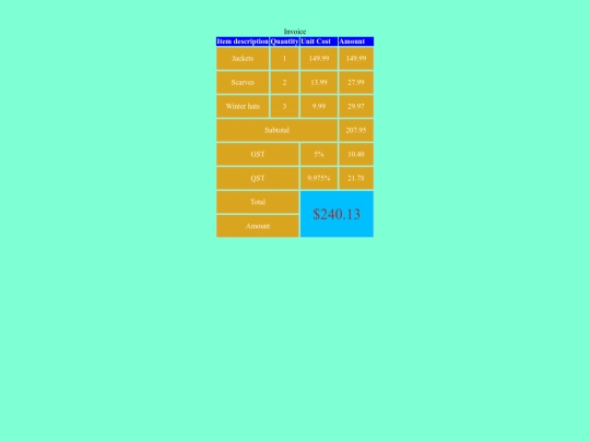 Lab7/css-table screenshot