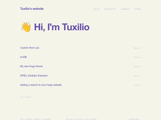 index screenshot