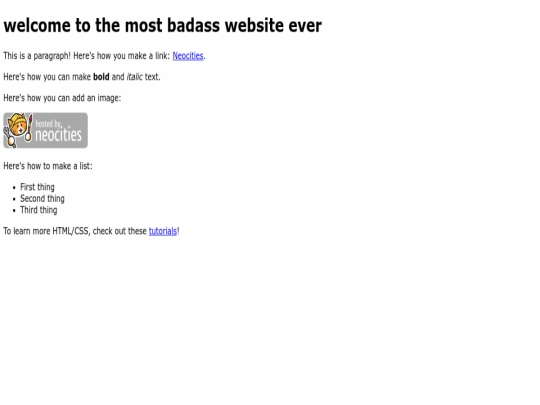 index screenshot