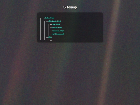 sitemap screenshot