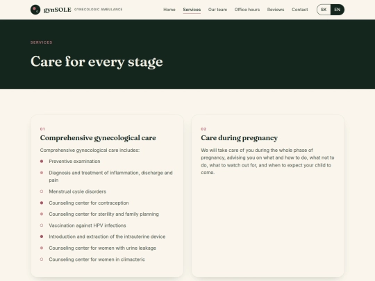 en/services screenshot
