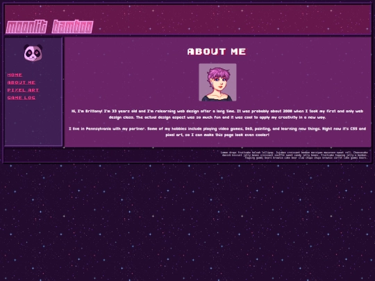 moonlit-bamboo_AboutMe screenshot