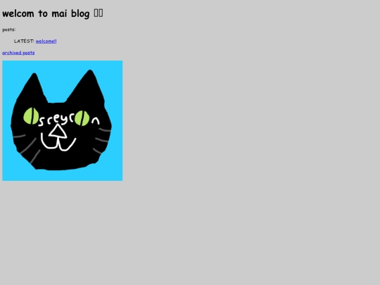 blog/home screenshot