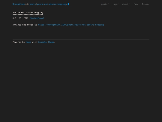 posts/youre-not-distro-hopping screenshot