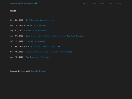 tags/gaming screenshot