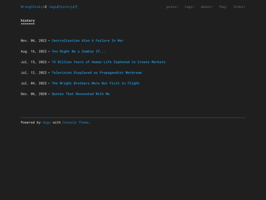 tags/history screenshot