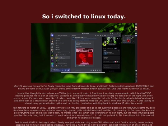 LinuxDayOne screenshot