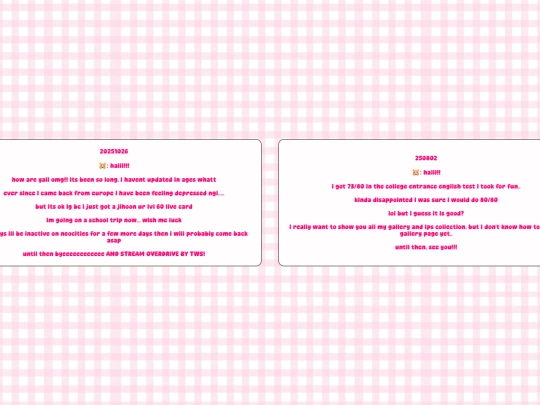 blog screenshot