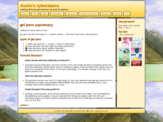 pens screenshot