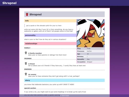 ocs/shrapnel screenshot