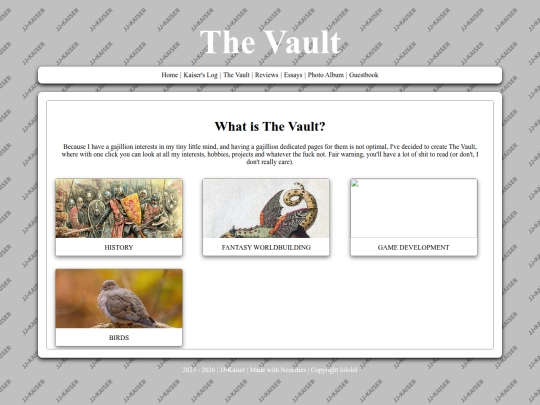 vault screenshot