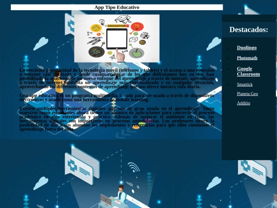 p1educativo screenshot