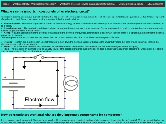 electricalcircuts screenshot