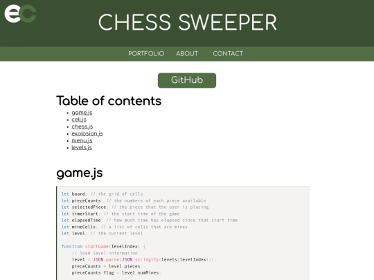 chesssweeper/src screenshot