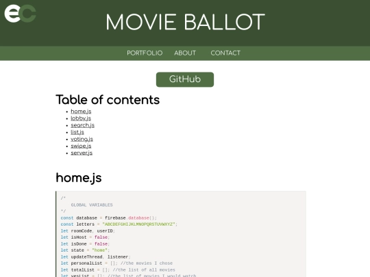 vote/src screenshot